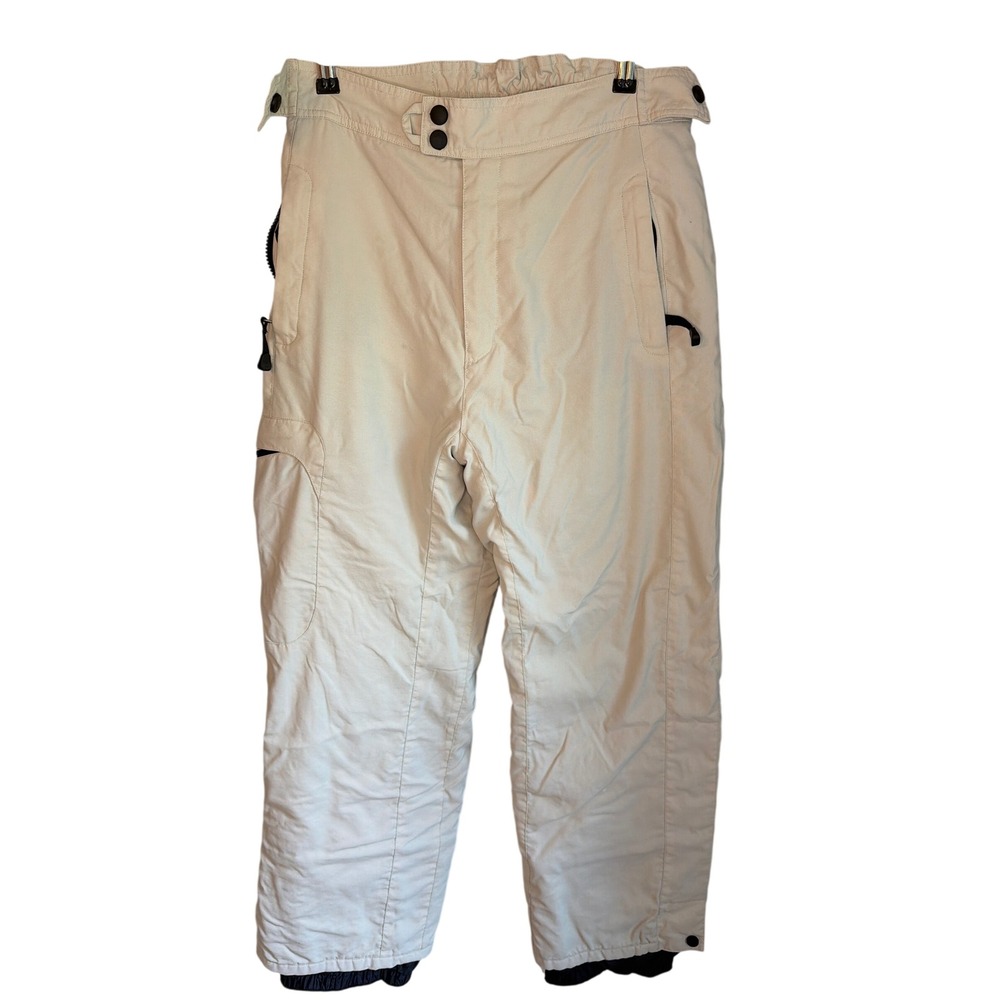 Body Glove Womens Cream Beige Insulated Snow Pants Waterproof Ski Snowboard M